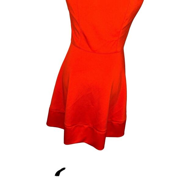 Vince‎ Camuto Orange Sleeveless Full Zip Dress Size 4 Polyester & Spandex Euc - Picture 6 of 11